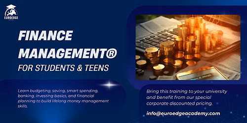Finance Management for Students & Teens\u00ae -1 day Workshop in Leeds