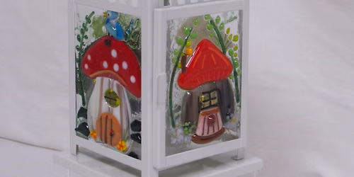 I465 | Faerie series, I | Fusing fun: Faerie house lantern   