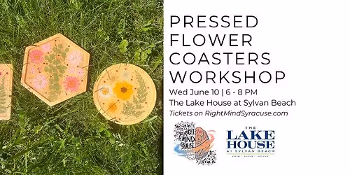 Pressed Flower Coasters Workshop