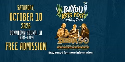 2026 Bayou Arts Fest ft Culture Collective