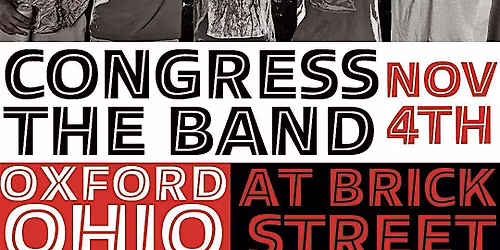 Congress The Band | Brick Street Bar | Oxford, OH