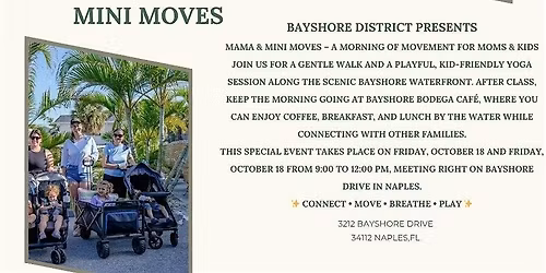 Mama & Mini Moves: Bayshore Walk & Yoga with the Kids