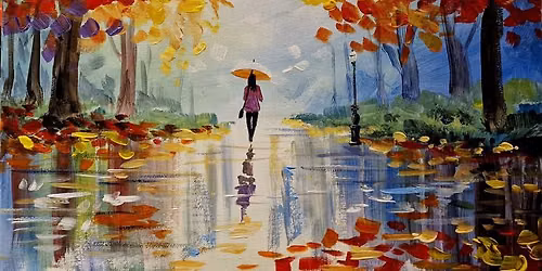 HALIFAX Paint Night - Golden Autumn Promenade