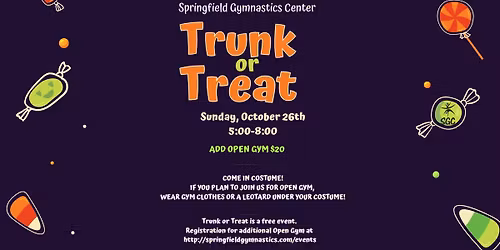 Trunk or Treat Open Gym