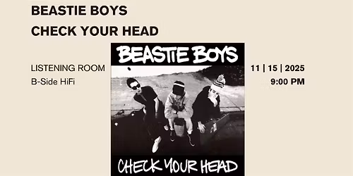 Beastie Boys: Check Your Head
