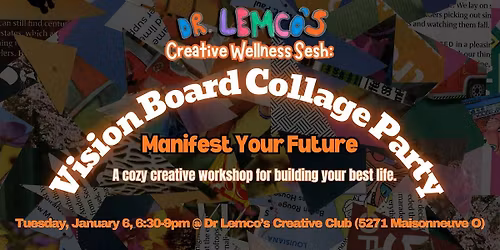 Vision Board Collage Party