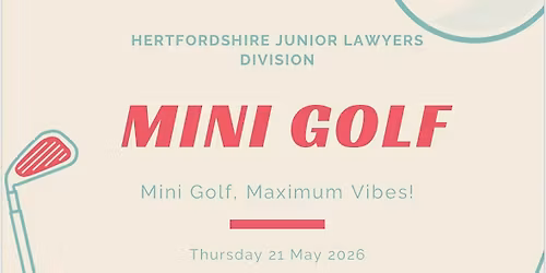 Herts JLD Mini Golf