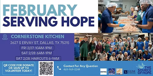 February Volunteer Serving Hope