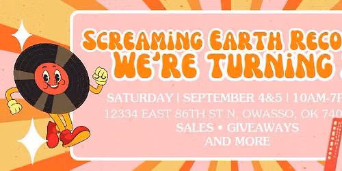 We're Turning 2! Screaming Earth Records Anniversary Sale