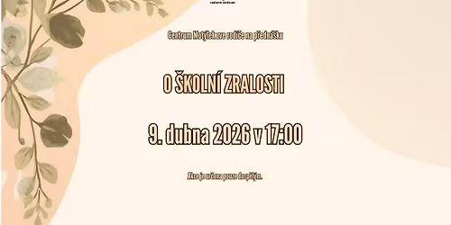 P\u0159edn\u00e1\u0161ka o \u0161koln\u00ed zralosti