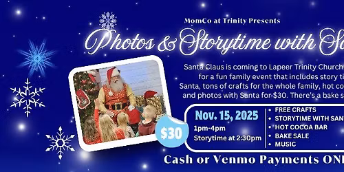 Photos & Storytime with Santa!