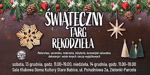 Świąteczny Targ Rękodzieła