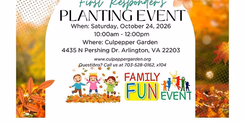First Responders Fall Planting Event