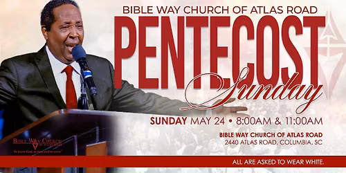Pentecost Sunday at Bible Way