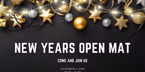 New Years Open Mat