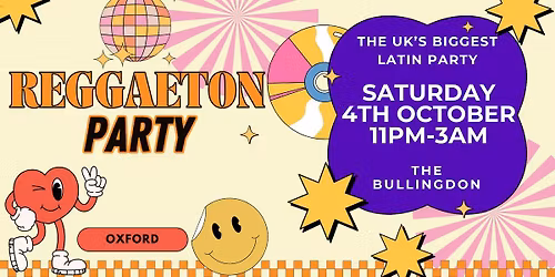 Reggaeton Party (Oxford) October 2025