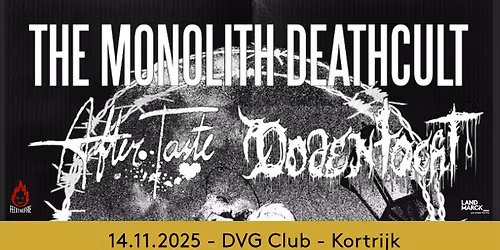 The Monolith Deathcult + After Taste + Dodentocht @ DVG Club, Kortrijk