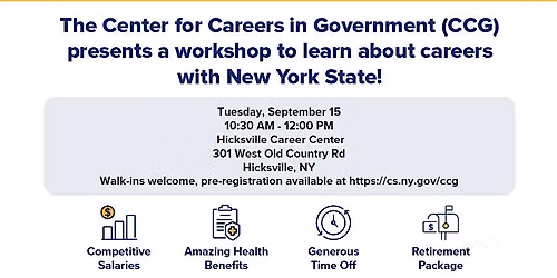 Hicksville Workshop: Civil Service Careers & NY HELPS