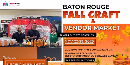 Baton Rouge Fall Craft and Vendor Market