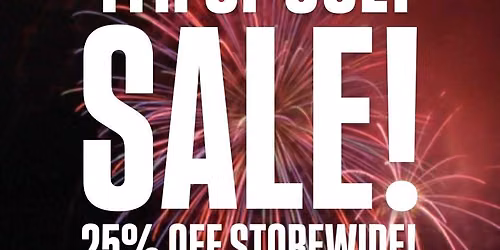 4TH OF JULY SALE!