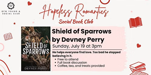 Shield of Sparrows | Hopeless Romantics Book Club