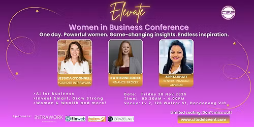 Elevate Women in Business Conference