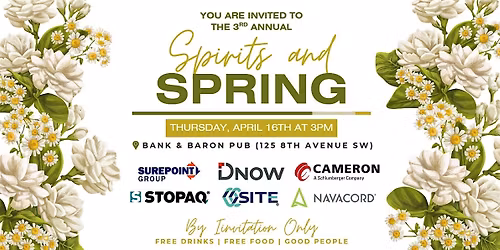 3rd Annual Spirits & Spring