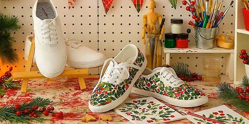 Holiday Crafting: Artistic Fashion Canvas Shoes