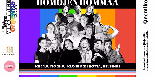 HOMOJEN HOMMAA 2026