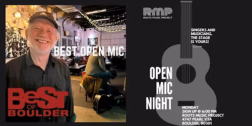 Open Mic with Steve Koppe at Roots Music Project