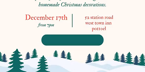 Table Christmas decorations