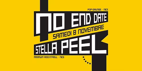 NO END DATE + STELLA PEEL en concert \u00e0 la Zonm\u00e9 (Nice)