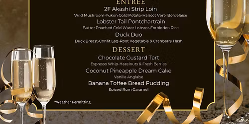 New Year's Eve Dinner & Fireworks on South Padre Island at Henrietta's