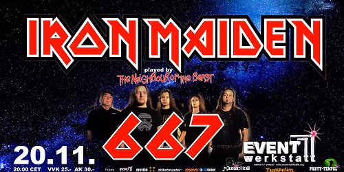\u00ceRON MAIDEN performed by 667 the Neighbor of the Beast