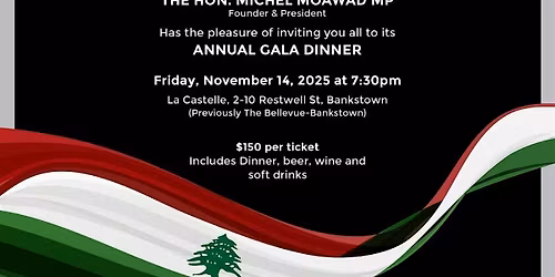 Independence Movement Gala Dinner 2025 Sydney