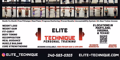 HANOVER, MD ELITE TECHNIQUE FIT CAMP
