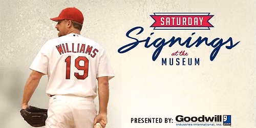 Saturday Signings with Woody Wiliams