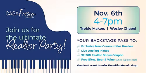 Casa Fresca Homes Realtor Mic Drop Party
