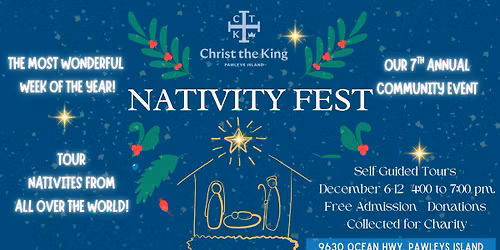 Nativity Fest | Community Wide Free Event | 4-7 PM Nightly