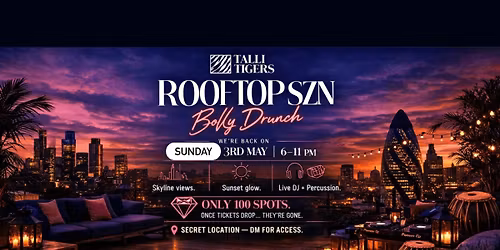 Rooftop SZN: Bolly Drunch ( Bollywood x Bolly Afro X Club Anthems)