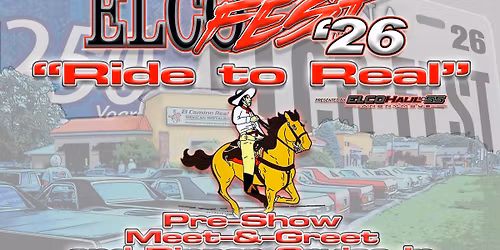 "Ride to Real" - ELCOFest '26 Pre-Show Meet & Greet and Dinner Cruise