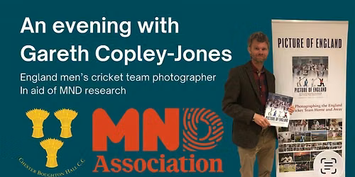 An Evening  with Gareth Copley-Jones, England Cricket Photographer