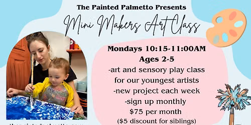 Mini Makers Preschool Art Class