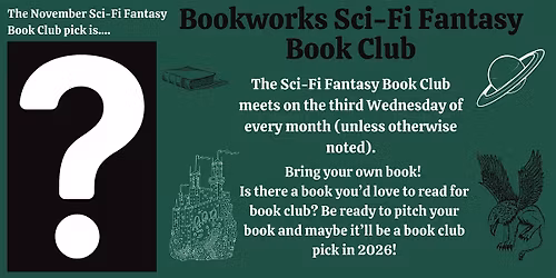 November Sci-Fi Fantasy Book Club