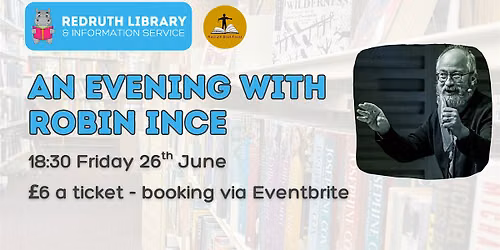 Robin Ince at Redruth Library