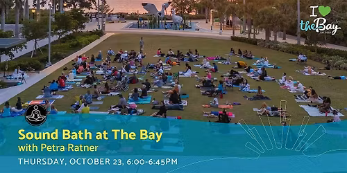 Sound Bath at The Bay with Petra Ratner
