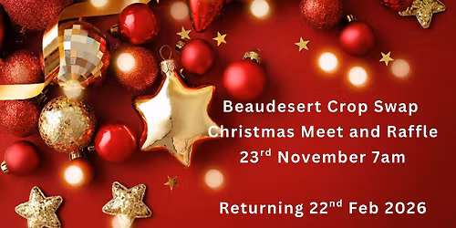 November Crop Swap and Christmas Raffle