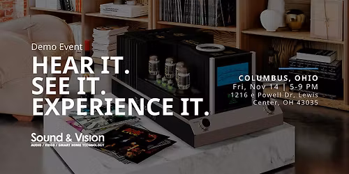 Sound & Vision: An Evening of AV Excellence