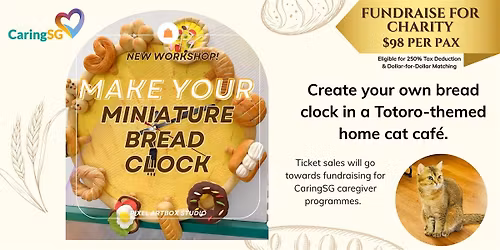 Make Your Miniature Bread Clock With Clay – Fundraise for Charity