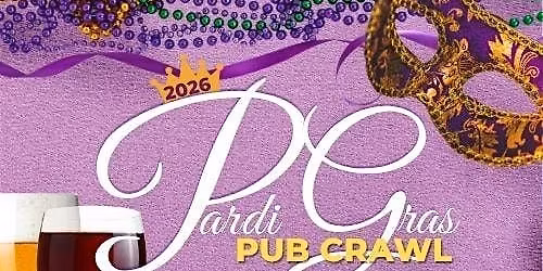 Pardi Gras Pub Crawl 2026 - Downtown Riverside - Fundraiser for MLSO